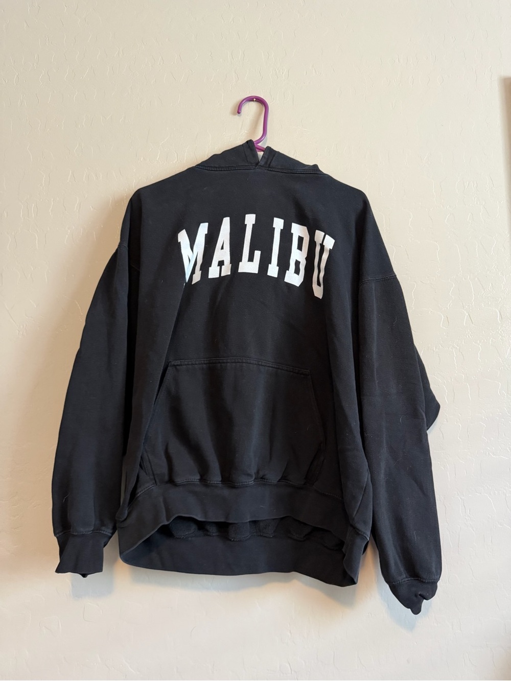 U.S. Polo Assn. Black Hooded Pullover